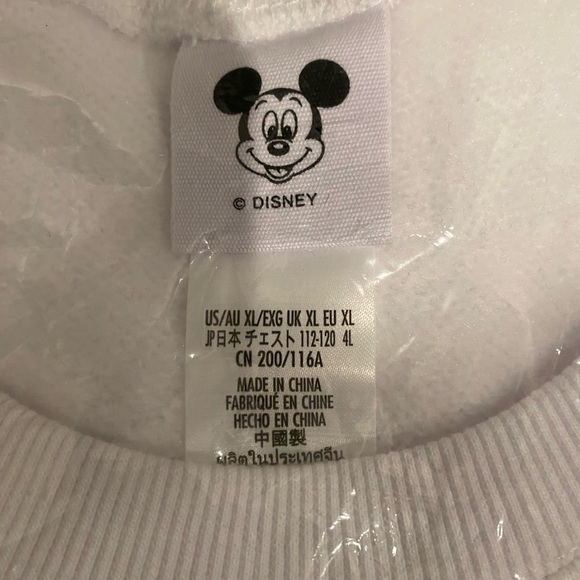 Mickey Mouse Classic Walt Disney World White Sweatshirt - Size XL - Picture 4 of 4